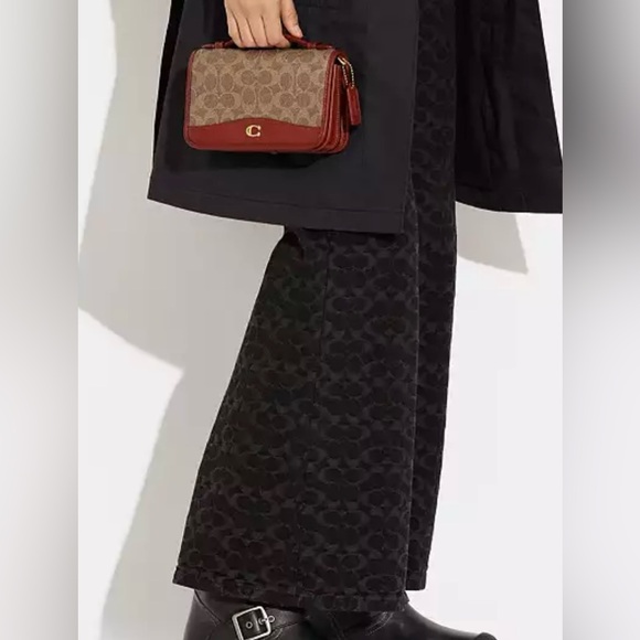 ❌SOLD❌Coach Brown Signature Canvas Bag - Picture 13 of 14